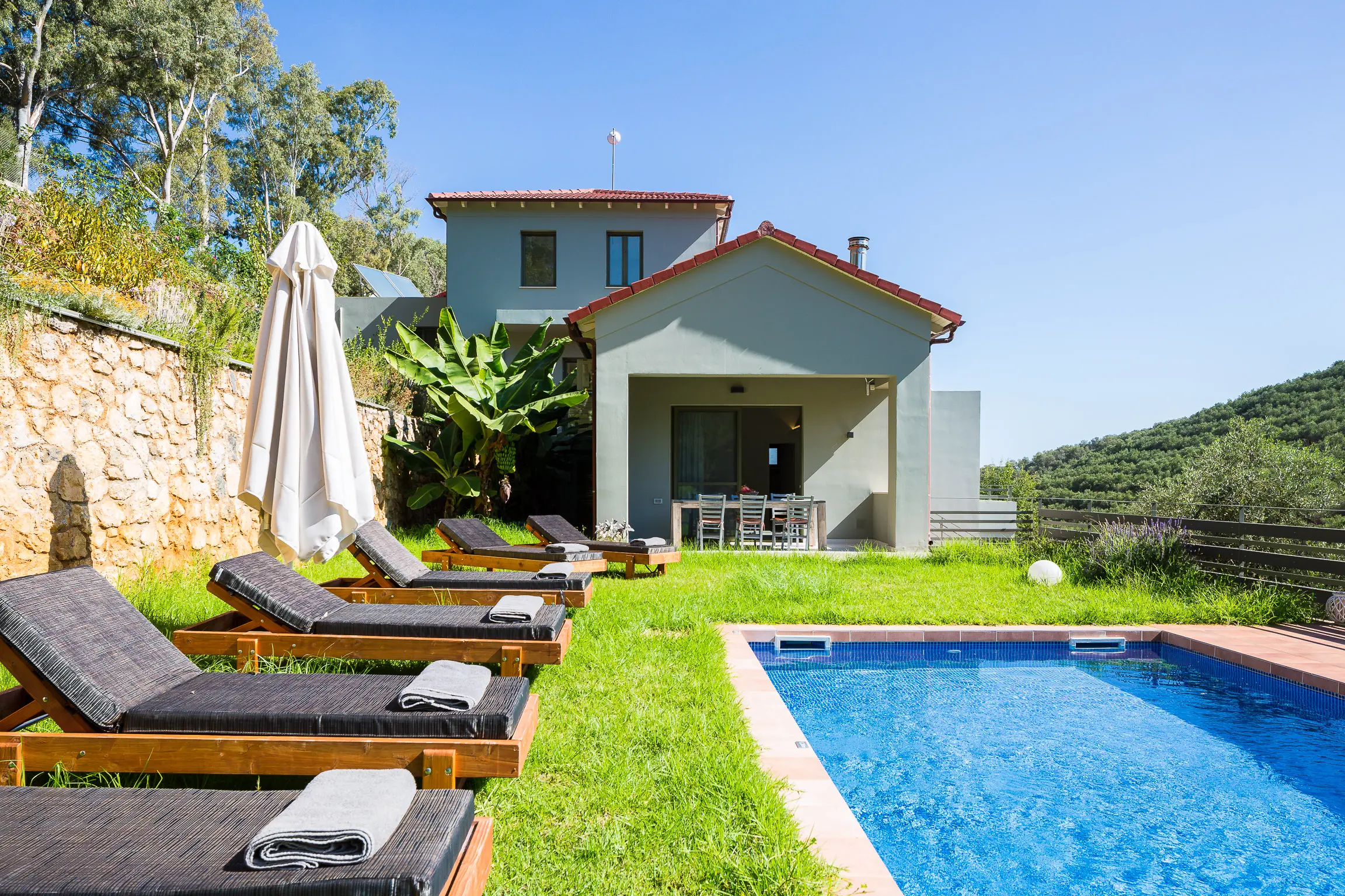 Physis Villas in the green countryside of Agia, Chania, Crete